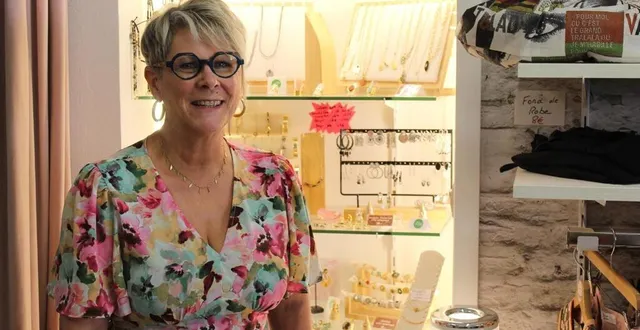 photo  catherine planchais ferme à la fin du mois son magasin cat petits points situé au 84, rue montoise  &copy;  le maine libre. 