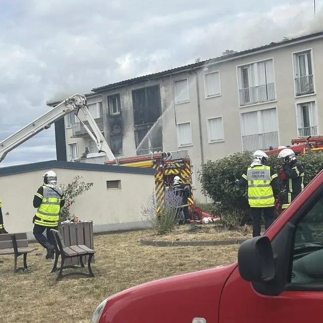 photo le feu a pris du premier étage avant de se propager.  ©  ouest-france
