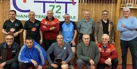 photo  les vétérans ont bien mené leur barque cette saison.  &copy;  tennis de table changé 