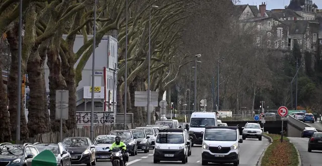 photo  les voies sur berges seront fermées à angers, dans la nuit du mercredi 25 au jeudi 26 juin 2025.  &copy;  jérôme fouquet/ouest-france 