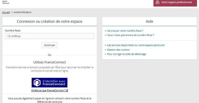 photo  le site internet d’impots.gouv.fr.  &copy;  ouest-france 