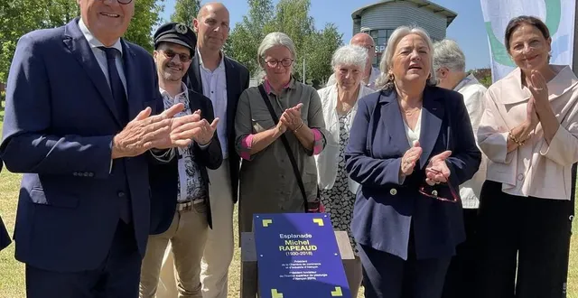 photo  l’esplanade michel rapeaud a été inaugurée le 18 juin, au campus universitaire de damigny-alençon.  &copy;  conseil départemental de l’orne 