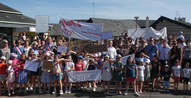 photo  les parents et leurs enfants se sont fortement mobilisés  &copy;  le maine libre 