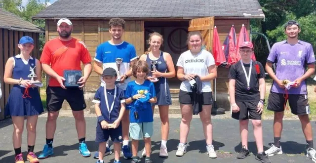 photo  les finalistes du tournoi interne.  &copy;  le maine libre 