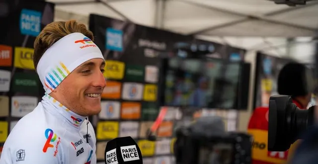 photo  thomas gachignard, lors de paris-nice, au mois de mars 2025.  &copy;  team totalenergies - loan guegan 