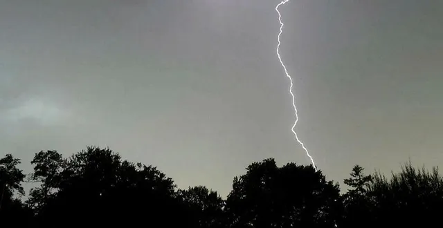 photo  les orages ont créé des coupures de courant électrique.  &copy;  archives 