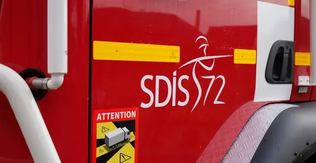 photo  un homme dans un état grave après un accident de la route à chassillé, en sarthe.  &copy;  ouest-france 