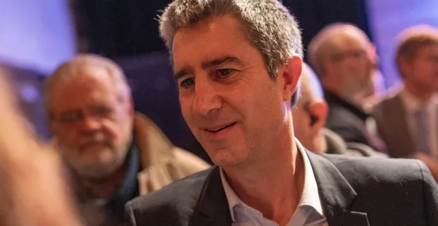 photo  françois ruffin a montreuil le 1er avril 2025.  &copy;  bastien andré / hans lucas / hans lucas via afp 