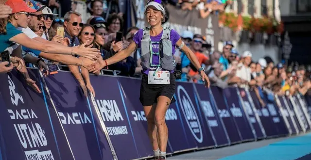photo  blandine l’hirondel a remporté les 90 km du mont-blanc, ce vendredi 27 juin. la normande s’est imposée en 12 h 31’ 51’’.  &copy;  paul brechu/utmb 