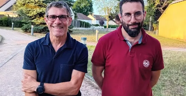 photo  dominique bouquet à gauche et thomas ferron à droite vont assurer la coprésidence du club.  &copy;  le maine libre 