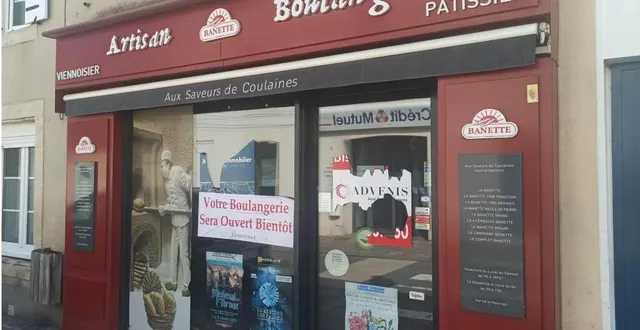 photo  au 54, rue du général-de-gaulle, la boulangerie aux saveurs de coulaines a fermé le 12 octobre 2024, après une liquidation judiciaire. elle a été rachetée début juin par un boulanger. sur la vitrine, un adhésif annonce une ouverture prochaine. le propriétaire souhaite avancer avant de communiquer. il a seulement précisé que cela serait une vraie boulangerie avec fabrication sur place.  &copy;  ouest-france 