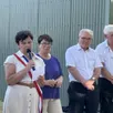 photo  nathalie morgant, maire de parigné-l’évêque, en présence de marietta karamanli, députée, thierry cozic, sénateur, patrick desmazières, maire de champagné, didier reveau, conseiller régional, et m. go, membre exécutif de la ligue. 