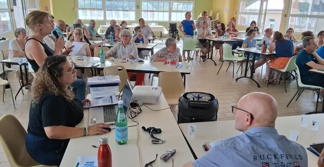 photo  les responsables ont présenté leur secteur d’activité.  &copy;  le maine libre 