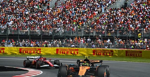 photo lando norris et charles leclerc devraient être à la bagarre lors du gp d’autriche dont ils forment la première ligne de la grille. © rudy carezzevoli - afp
