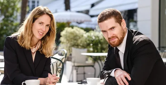 photo  joy desseigne-barrière et alexandre barrière, coprésidents du groupe barrière, le 6 juin à l’hôtel l’hermitage à la baule (loire-atlantique).  &copy;  simon torlotin / ouest-france 