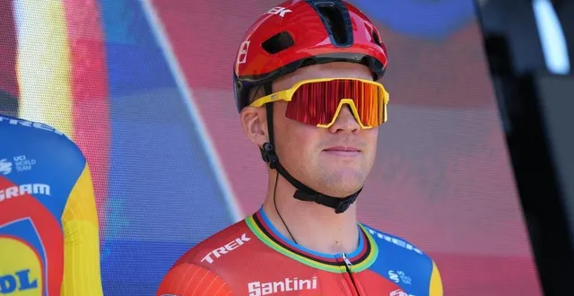 photo  mads pedersen a remporté le championnat du danemark du contre-la-montre mais s’est fait une belle frayeur.  &copy;  ritzau scanpix via afp 