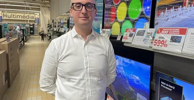 photo  simon fouchet est le gérant du supermarché carrefour du mans.  &copy;  le maine libre 