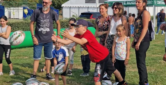 photo  dernier rendez-vous de l’été, la soirée sport rencontre toujours un vif succès avant la rentrée des classes.  &copy;  mairie de la ferté-bernard 