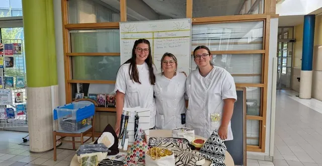 photo  le trio du service animation, à l’arche, à saint-saturnin (sarthe) se prépare à cette grande première.  &copy;  ouest-france 
