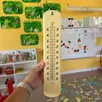 photo le relevé de température de l'une des classes de l'école maternelle calmette du mans (sarthe), le lundi 30 juin 2025, à 16 h.