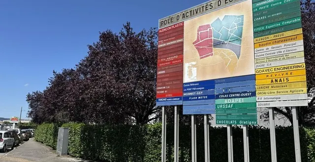 photo  le pôle d’activités d’écouves à alençon (orne).  &copy;  ouest-france 