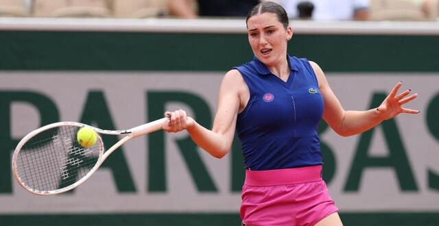 photo elsa jacquemot s’est qualifiée pour le 2e tour de wimbledon. © afp