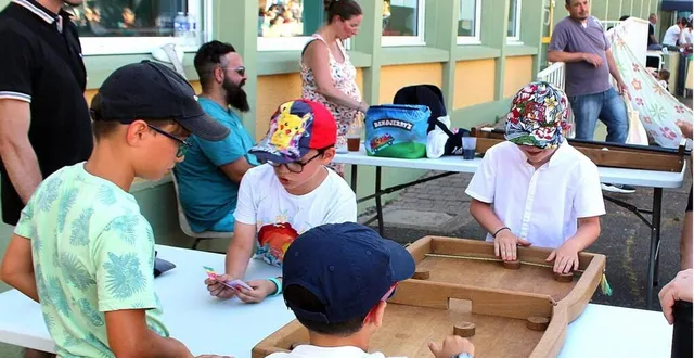 photo  les jeux ont fait recette pendant la fête.  &copy;  le maine libre 