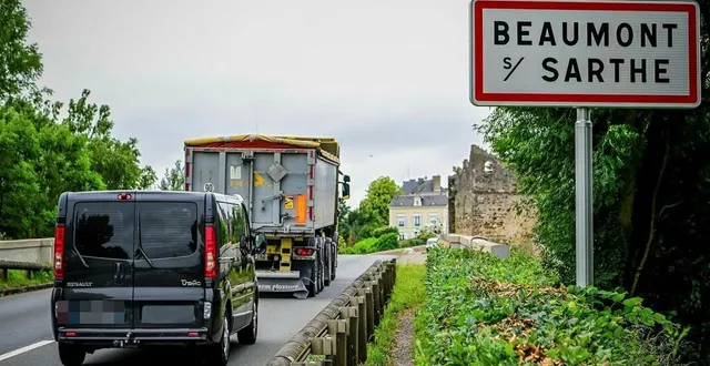 photo  la commune de beaumont-sur-sarthe va voir naître un nouveau quartier.  &copy;  illustration le maine libre – yvon loué 