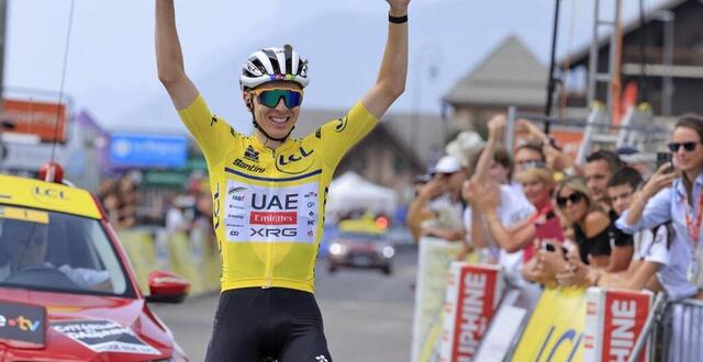 photo tadej pogacar facile vainqueur du critérium du dauphiné, mi-juin. © dppi via afp