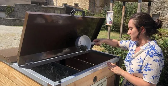 photo  le broyat utilisé dans le bac à compost vient des branches coupées dans les espaces verts de la commune ou de palettes broyées.  &copy;  ouest france 
