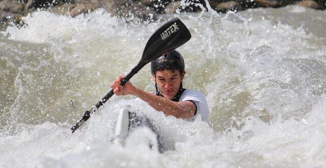 photo félix grondin sillonnera les eaux slovènes toute la semaine lors des championnats du monde à solkan. © fédération internationale de canoë