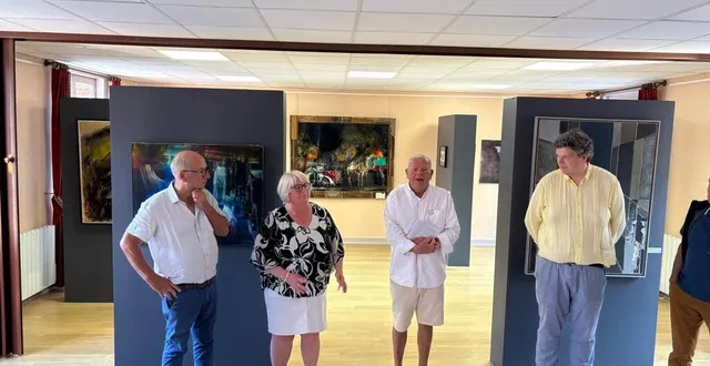 photo  (de g. à dr.), gérard rosé, agnès laigre, jean-luc olive, sébastien gourdel.  &copy;  ouest-france 