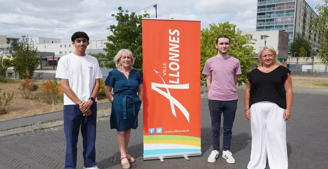 photo  othman et charles seront les vigiles du dispositif veille d’été sur la ville.  &copy;  d’allonnes. 