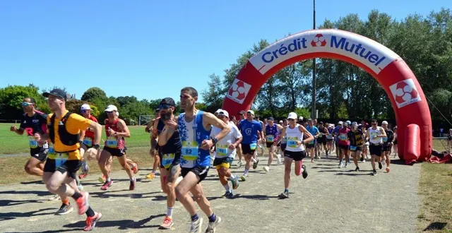 photo  il fallait être motivé pour courir sous la chaleur écrasante.  &copy;  le maine libre 