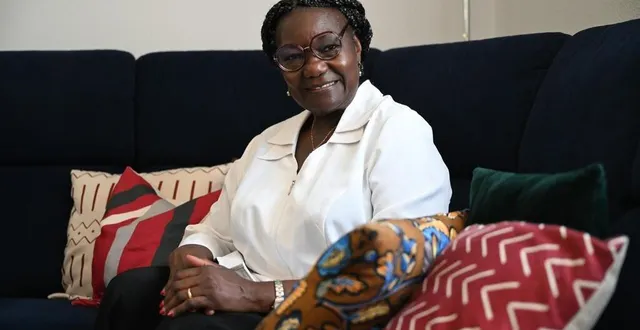 photo  bouchemaine, 30 juin 2025. bernadette subayi senga a laissé un souvenir impérissable à un grand nombre de patientes et soignants de la maternité du chu. elle sera décorée vendredi de la légion d’honneur, deux ans et demi après avoir pris sa retraite d’anesthésiste.  &copy;  co – josselin clair 