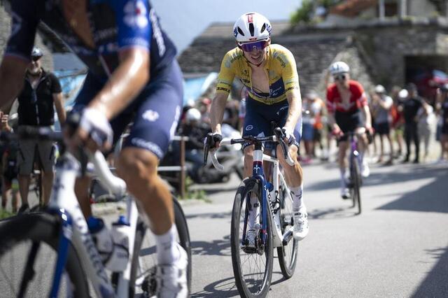 Romain Grégoire a gagné la première étape du Tour de Suisse, mi-juin. EPA photo romain grégoire a gagné la première étape du tour de suisse, mi-juin. © epa