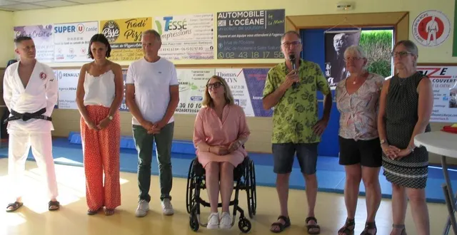 photo  le club et les élus ont partagé des bonnes nouvelles.  &copy;  le maine libre 