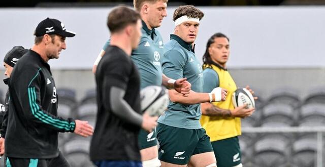 photo scott barrett lors d’un entraînement avec l’équipe de rugby de nouvelle-zélande le 3 juillet 2025, avant leur trois matches face à l’équipe de france. © sanka vidanagama/ afp
