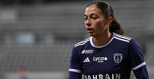 photo kessya bussy lors d’un match du paris fc face au paris saint-germain en d1 arkema au stade charléty le 7 décembre 2024. © aurelien meunier/ getty images via afp