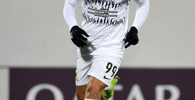 photo abderrazak hamdallah avec al ittihad lors de la première manche de l’afc champions league entre navbahor et al ittihad le 15 février 2024. © tolib kosimov / getty images via afp