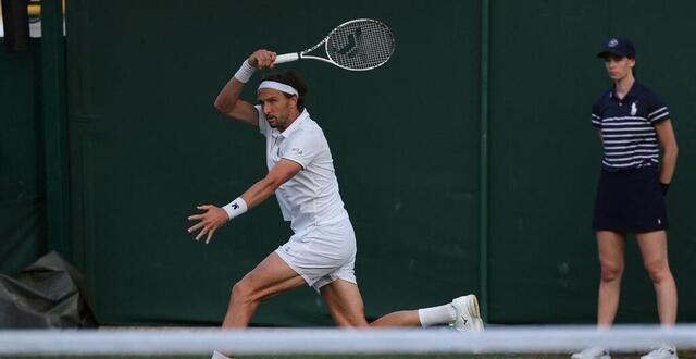 photo arthur rinderknech s’est qualifié pour le troisième tour de wimbledon. © afp