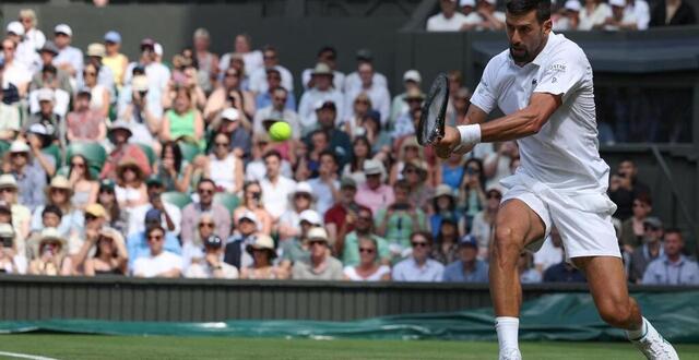photo novak djokovic rejoint le troisième tour du majeur londonien. © adrian dennis, afp