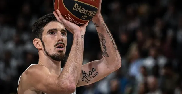 photo  nando de colo et l’asvel lyon-villeurbanne seront présents au prochain trophée sablé sarthe pays de la loire les 13 et 14 septembre 2025.  &copy;  jean-philippe ksiazek - afp 