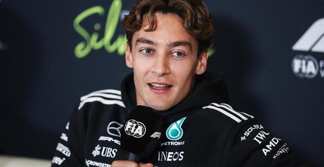 photo george russell s’est exprimé sur son avenir en conférence de presse, ce jeudi 3 juillet. © eric alonso / dppi via afp