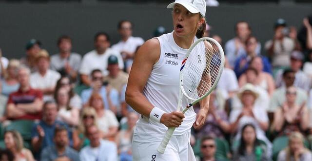 photo iga swiatek sera au rendez-vous du troisième tour à wimbledon. © afp