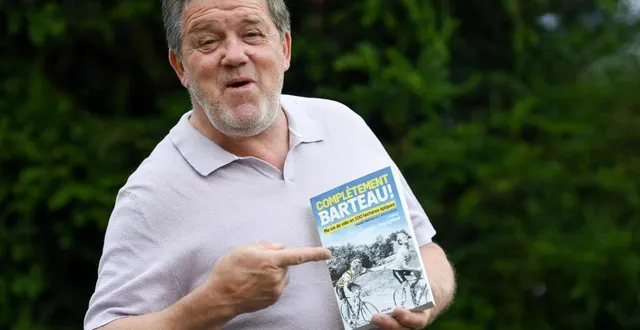 photo  l’ancien coureur cycliste français vincent barteau présentera son livre, « complètement barteau », à la bibliothèque alexis-de-tocqueville de caen (calvados), le mardi 8 juillet 2025, à 17 h.  &copy;  martin roche / ouest-france 