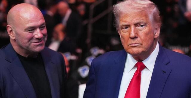 photo donald trump et dana white devraient collaborer pour organiser un événement ufc à la maison blanche en 2026. © frank franklin / afp