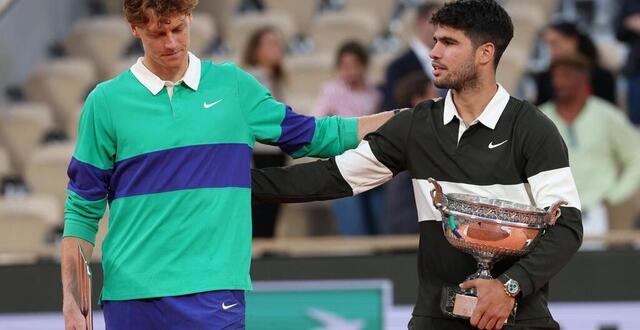 photo à roland-garros, c’est carlos alcaraz qui avait pris le meilleur sur l’italien. © getty images via afp