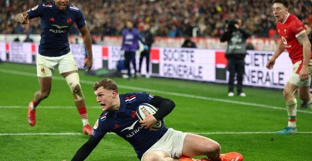 photo  à deux ans de la coupe du monde 2027, émilien gailleton (devant) et théo attisogbe (derrière) ont des choses à prouver.  ©  franck fife / afp 