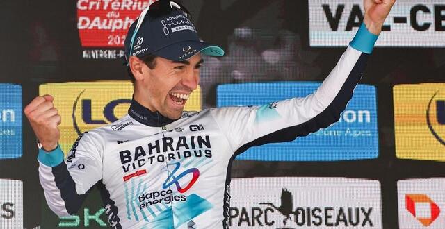 photo vainqueur d’étape sur le critérium du dauphiné, lenny martinez (bahrain-victorious) devrait être l’un des prétendants au maillot à pois du classement de la montagne. © anne-christine poujoulat / afp